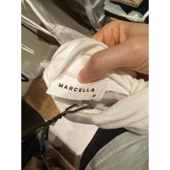 NWOT Marcella Niko Top in Off White SZ M - Picture 8 of 8